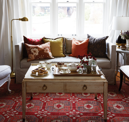 Deep Living Room Colours