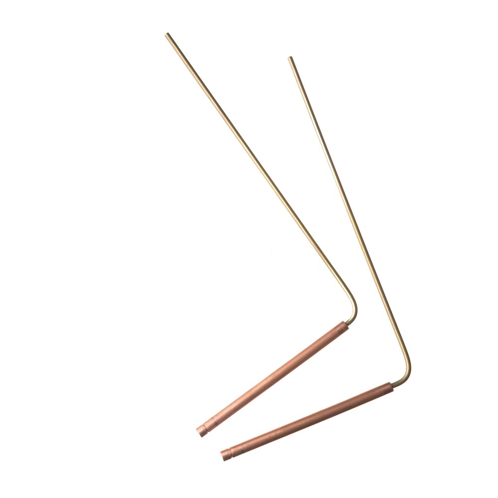 Copper divining rods